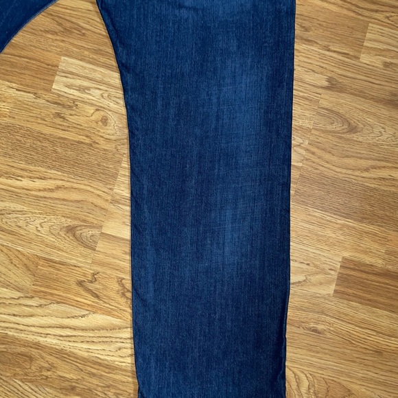 Levi’s 505 Regular Fit Straight Denim Jeans Mens Size 42x30 Dark Wash EUC - Picture 12 of 16